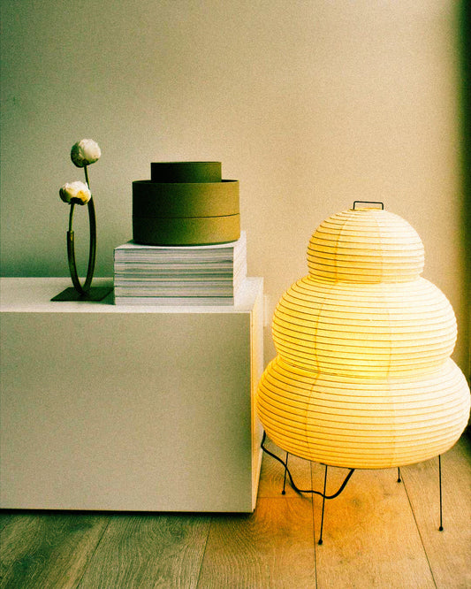 Lumină de podea din hârtie washi Iga